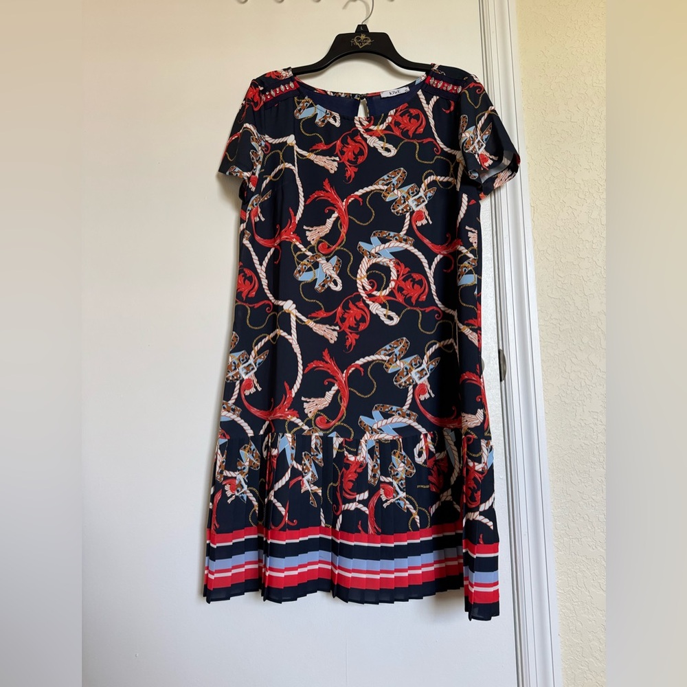 Kiwi  Blue and Red Dress, 40🦋